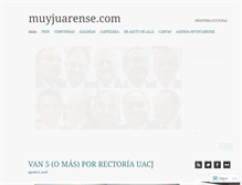 Tablet Screenshot of muyjuarense.com